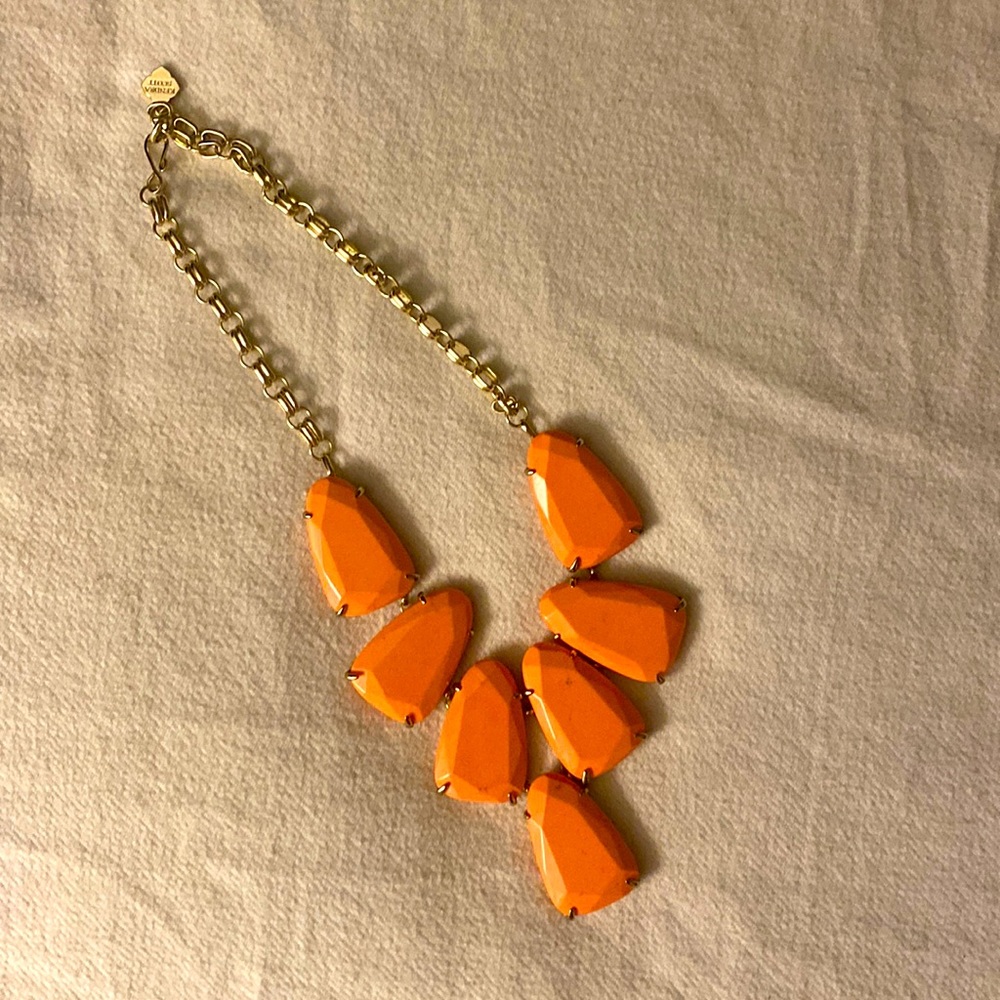 Worn once! Kendra Scott coral necklace